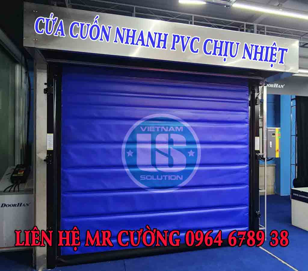 Cửa cuốn nhanh PVC chịu Nhiệt